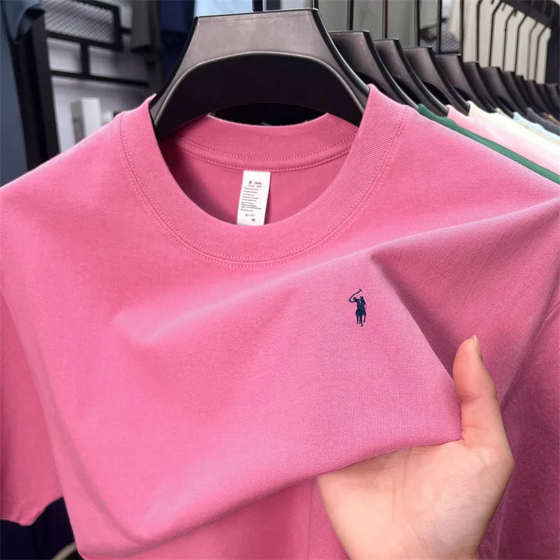 Men's Premium Cotton Embroidered T-Shirt