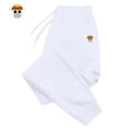 Men's Anime Casual Drawstring Sport Pants, Haru Street Style Long Trousers, Athletic Ankle-Cuffed Pants