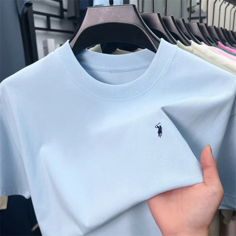 Men's Premium Cotton Embroidered T-Shirt