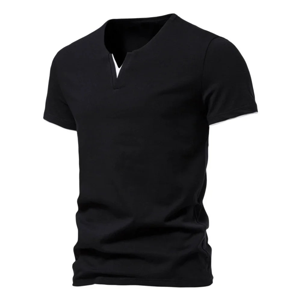 Men's Slim Fit Henley T-Shirt