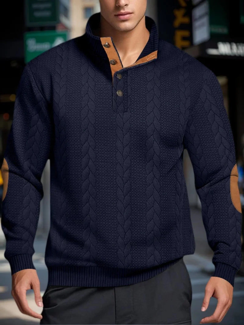 Warm Pullover Sweaters Outdoor Casual Men's Long-sleeved Sweatshirt