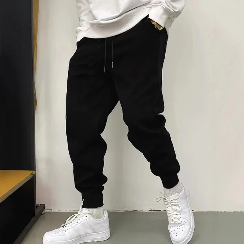 Autumn Winter Daily Casual Sporty Trousers Home Outdoor 2025 Hot Sale Men's Sweatpants High Quality Solid Color Jogger Pants