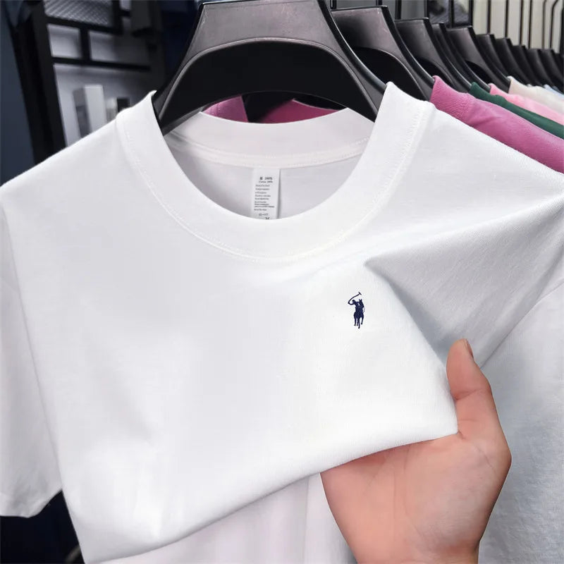 Men's Premium Cotton Embroidered T-Shirt