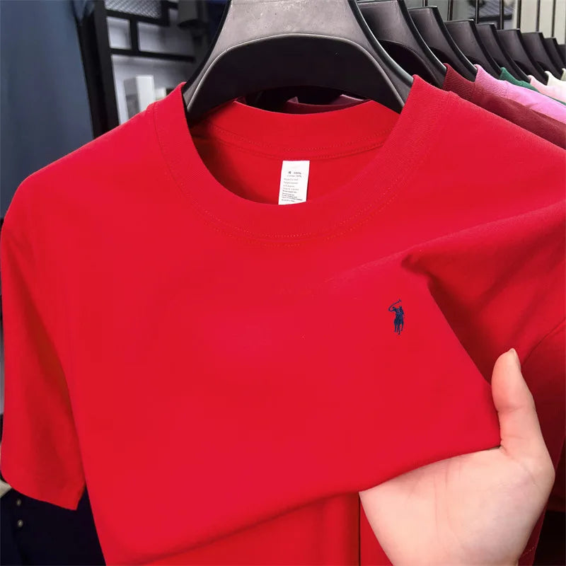 Men's Premium Cotton Embroidered T-Shirt