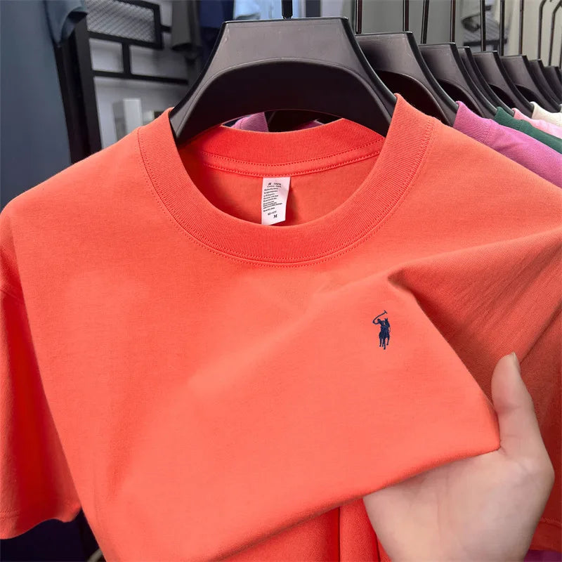 Men's Premium Cotton Embroidered T-Shirt