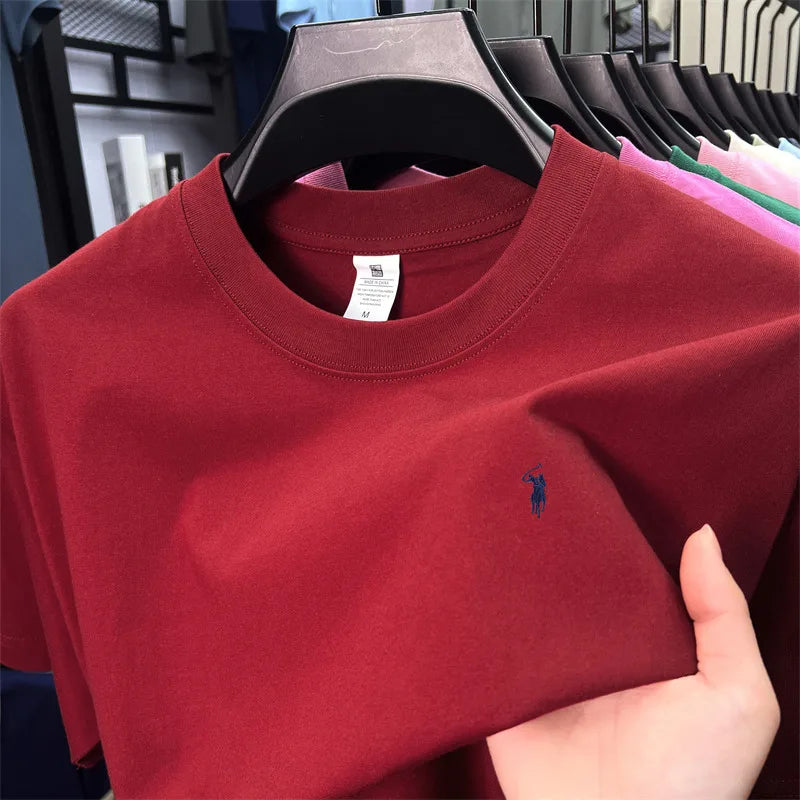Men's Premium Cotton Embroidered T-Shirt