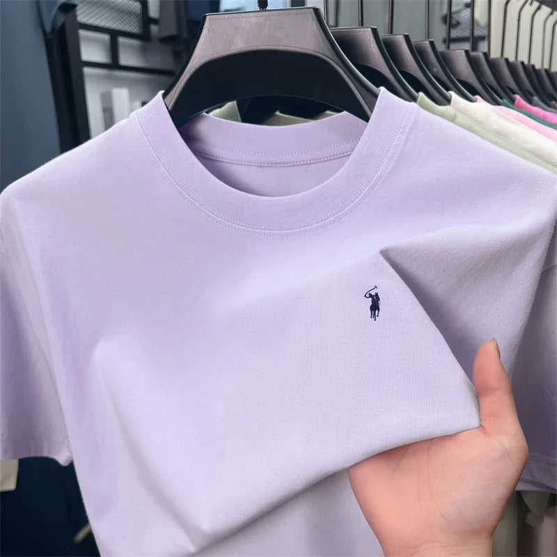 Men's Premium Cotton Embroidered T-Shirt