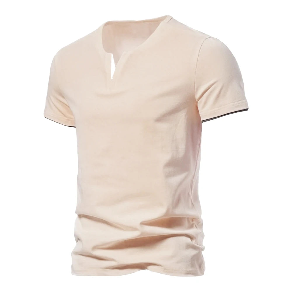 Men's Slim Fit Henley T-Shirt