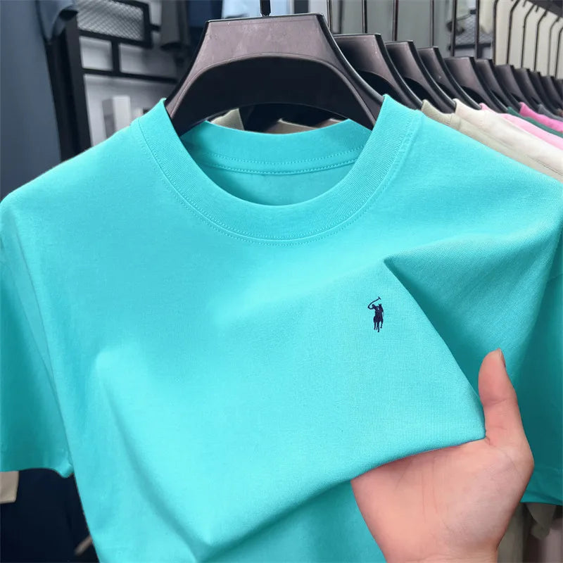 Men's Premium Cotton Embroidered T-Shirt