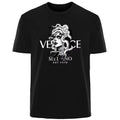 New Italian Popular Luxury Brand Summer Medusa Headshot Printing Daily Commuting Sports Men And Women The Same T-shirt