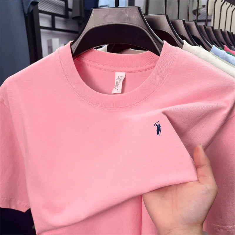 Men's Premium Cotton Embroidered T-Shirt