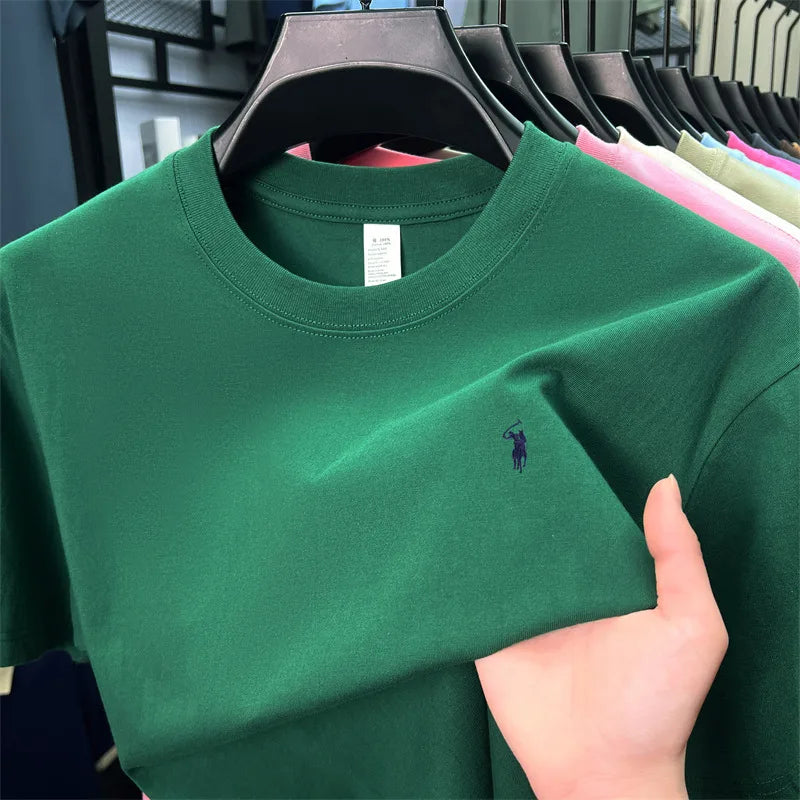 Men's Premium Cotton Embroidered T-Shirt
