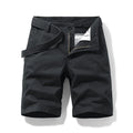 New Summer Men 100% Cotton Thin Casual Shorts Jogger Sportswear Shorts Pants Quality Male Straight Knee Length Tooling Shorts 38