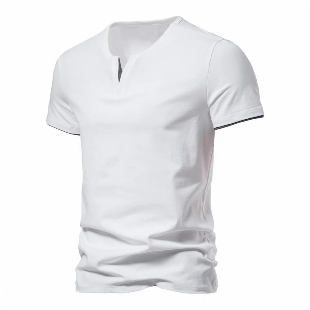 Men's Slim Fit Henley T-Shirt