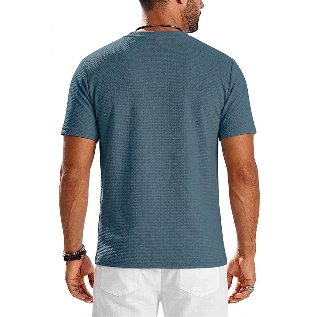 Summer Short Sleeve Ice Silk T Shirts for Men Lightweight Casual TShirt Outdoor Sport Fitness Quick Dry Tee Breathable Pullover