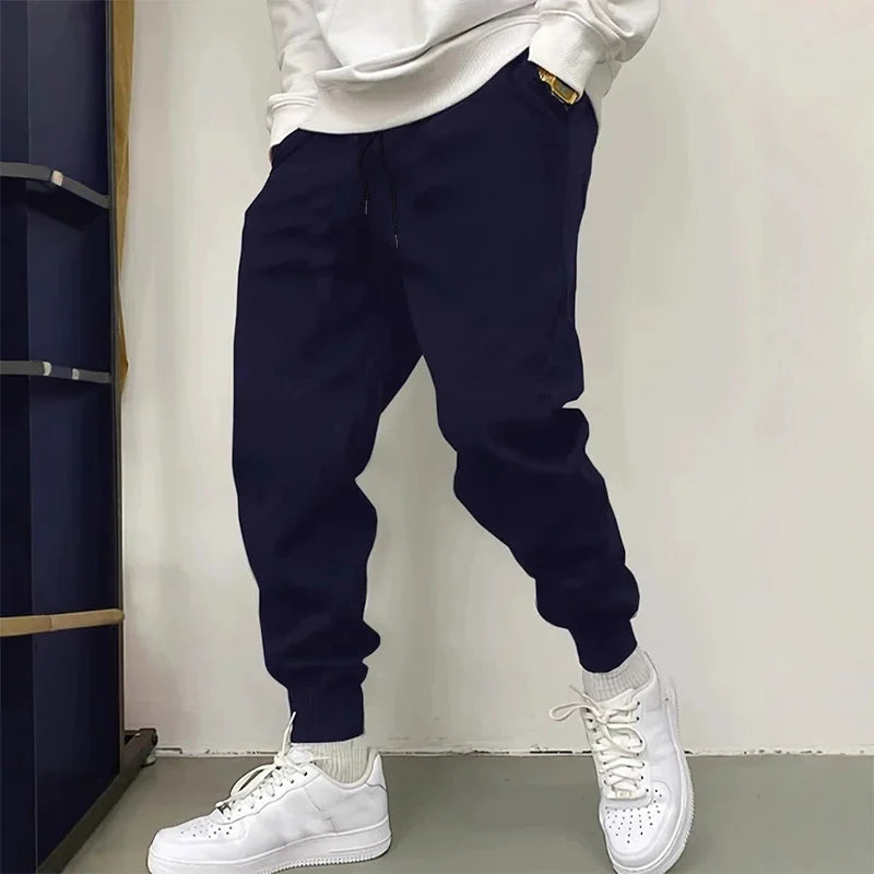 Autumn Winter Daily Casual Sporty Trousers Home Outdoor 2025 Hot Sale Men's Sweatpants High Quality Solid Color Jogger Pants