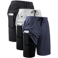 Mens Sport Shorts Sportswear Double-deck Running Shorts 2 In 1 Beach Bottoms Summer Gym Fitness Training Jogging Short Pants Men