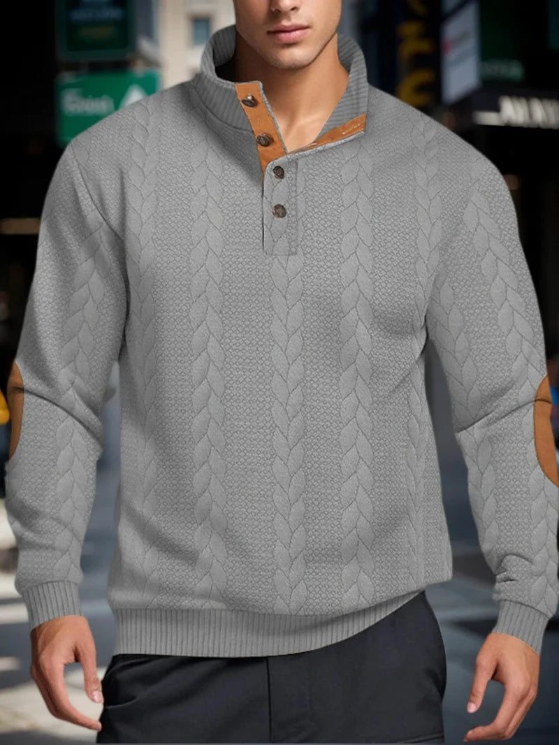 Warm Pullover Sweaters Outdoor Casual Men's Long-sleeved Sweatshirt