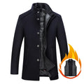 2024 Winter New Style High Quality Wool Trench Coat Men Clothes Wool Jackets Fashion Warm Coat Plus-size M-XXXL ZL424