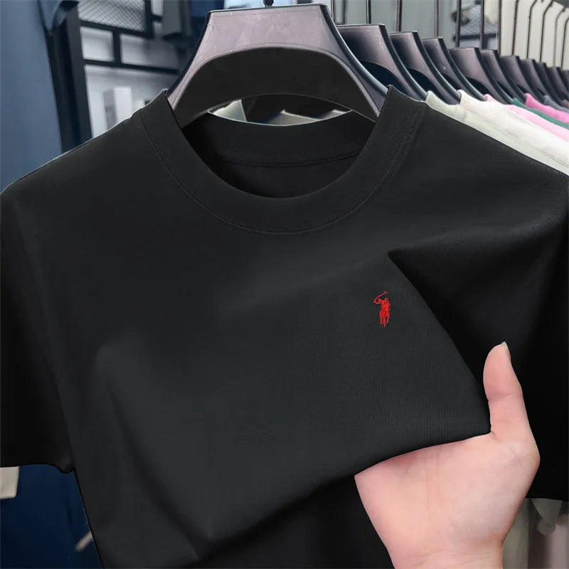 Men's Premium Cotton Embroidered T-Shirt
